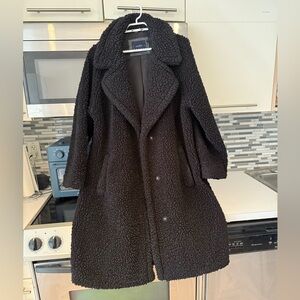 Lucky Brand Black Teddy Jacket